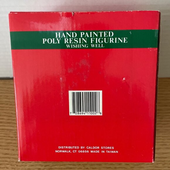 Vintage Lemax Stone Wishing Well Christmas Village Accessory Caldor Made Taiwan - Picture 9 of 11